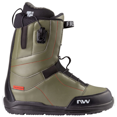 Buty snowboardowe NORTHWAVE Freedom SLS 2023 | TF Liner | green forest / black