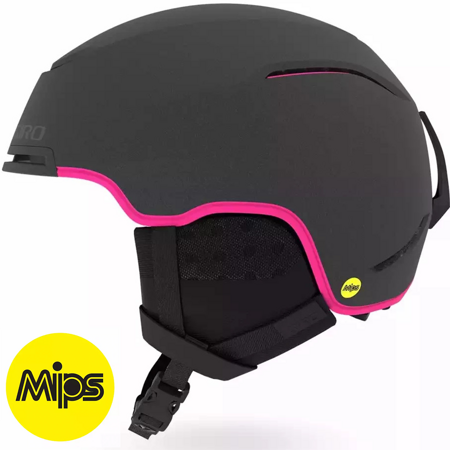 GIRO Terra MIPS ® | women's ski / snowboard helmet | matte graphite / bright pink