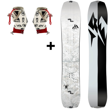 JONES Solution 164cm 2025 splitboard + BURTON x G3 High-Traction skins