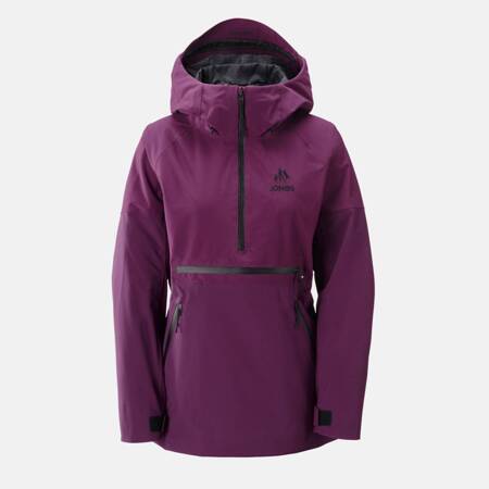 JONES Women's MTN Surf Recycled Anorak | 20K/20K | 2L | snowboard / splitboard | deep prurple