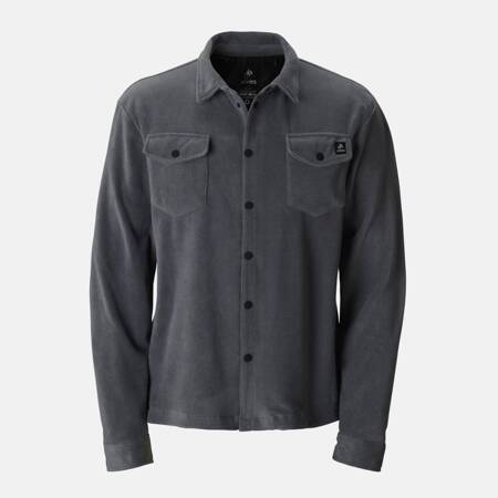 Men's December Recycled Fleece Shirt | stone gray