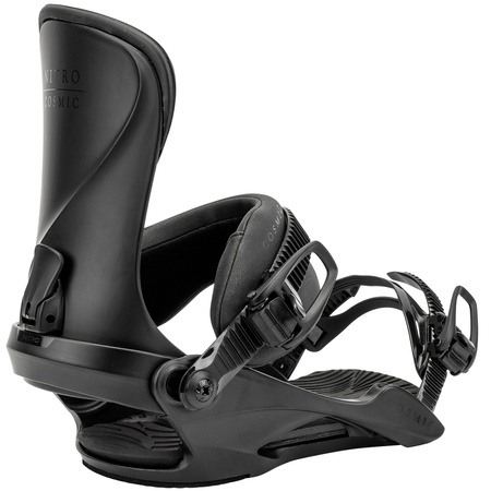 NITRO Cosmic 2025 | women's snowboard bindings | Progression Friendly Comfort | ULTRA BLACK