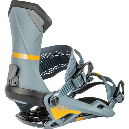 NITRO Team gunmetal VIBRAM 2024 | snowboard bindings | THE AWARD-WINNING ALL-MOUNTAIN INTERFACE