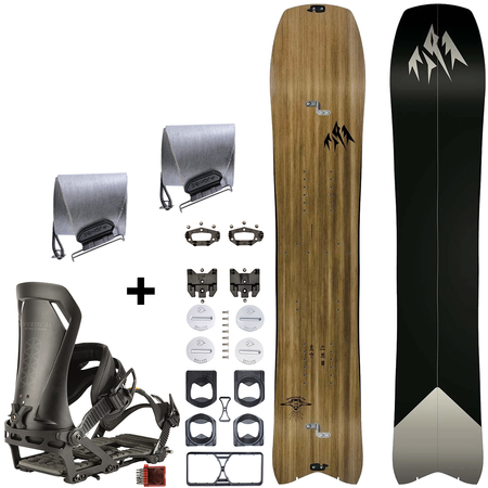 SET 2025: JONES Hovercraft 3D 2.0 & POMOCA Pre-Cut Nomad + NITRO Vertical ST & IBEX x SPARK R&D | splitboard & skins + bindings & pucks |THE EVOLVED BACKCOUNTRY RACER!