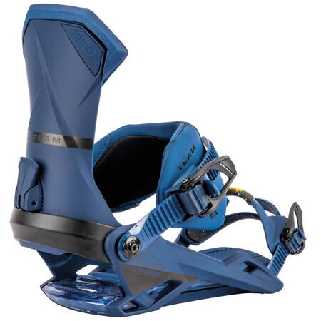 Snowboard bindings NITRO Team DEEP BLUE Vibram 2023 | AWARD-WINNING FIT & PERFORMANCE