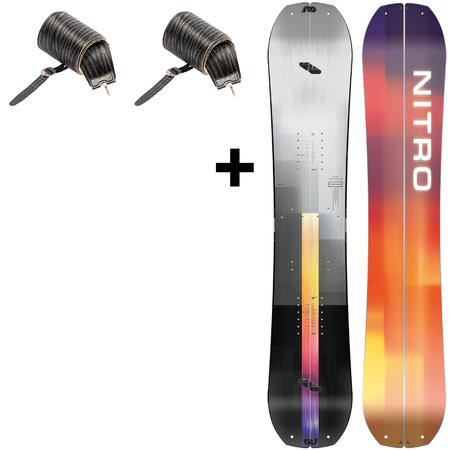 Splitboard + skins / NITRO Team Split 2024 + skins: Peak by KOHLA | 156 / 162W