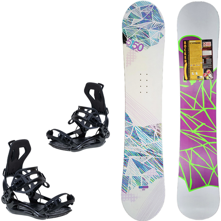 WOMEN'S SET: 5150 Cypress ROCKER 140cm + RAGE / SP FT360 FASTEC S | snowboard  + bindings