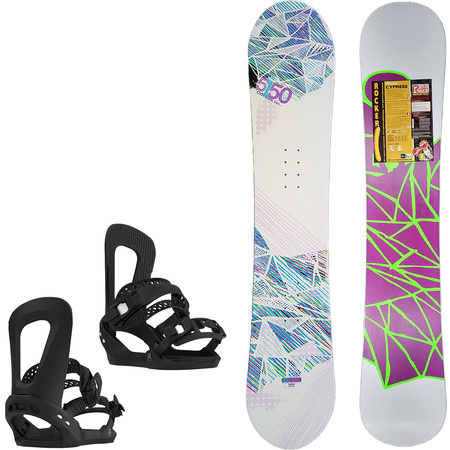 WOMEN'S SET: 5150 Cypress ROCKER snowboard 140cm + BATALEON E-stroyer 2024 size S bindings