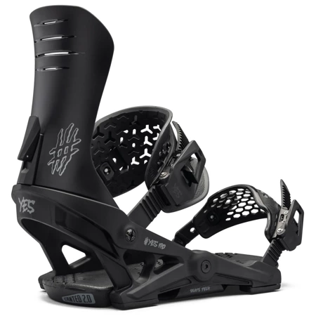 YES x NOW x LOBSTER IPO snowboard bindings 2025 | SkateTech ® | black