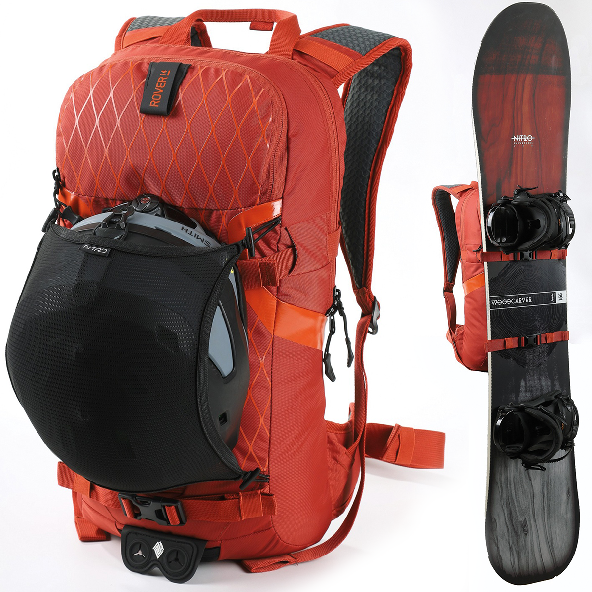 | backpack bike Rover / 14 OTHER Snowboard \\ / splitboard Supernova BACKPACKS NITRO
