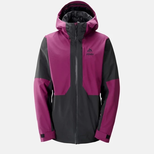 JONES Men's MTN Surf Recycled Shell Jacket | 20K/20K | 2L | snowboard / splitboard | deep purple