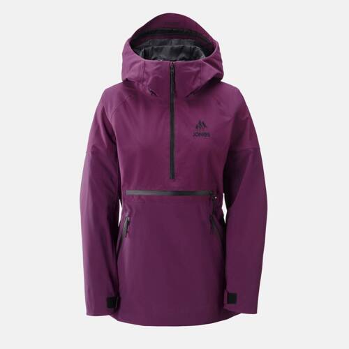 JONES Women's MTN Surf Recycled Anorak 2025 | 20K/20K | 2L | snowboard / splitboard | deep prurple