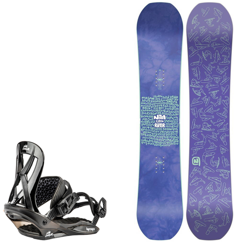 Junior SET NITRO 2023: Ripper Youth snowboard + Charger Mini bindings S | 121 / 126