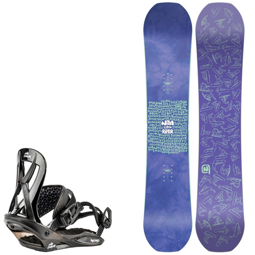 Junior SET NITRO 2023: Ripper Youth snowboard + Charger Mini bindings S | 121cm