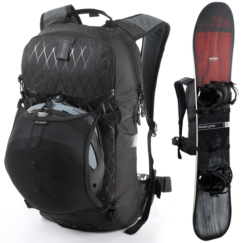 NITRO Rover 14 | snowboard / splitboard / bike backpack | phantom