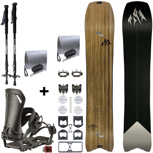 SET 2025: JONES Hovercraft 3D 2.0 & POMOCA Pre-Cut Nomad + NITRO Vertical ST x SPARK R&D & pucks + CARBON poles  | THE EVOLVED BACKCOUNTRY RACER!