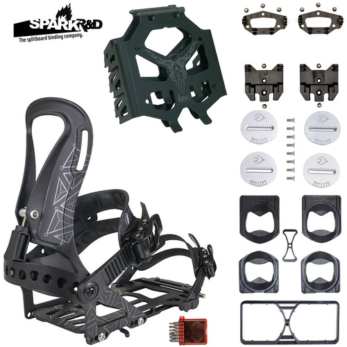 SET: SPARK Arc ST x NITRO & IBEX 2025 | ST TECH / SMOOTH TOURING | splitboard bindings & pucks + crampons | XS/S EU35-40