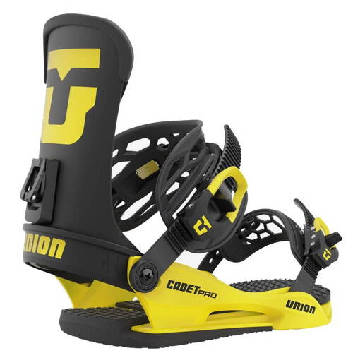 UNION Cadet PRO | kid's snowboard binding | electric yellow