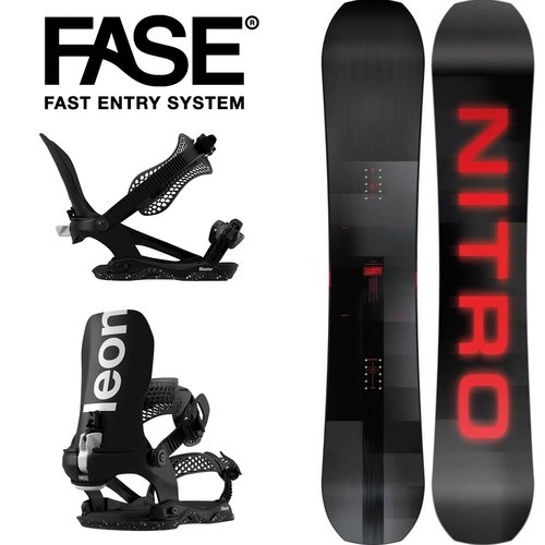 SET: NITRO Team PRO 2025 + BATALEON Blaster AW FASE ® 2026 | snowboard + wiązania