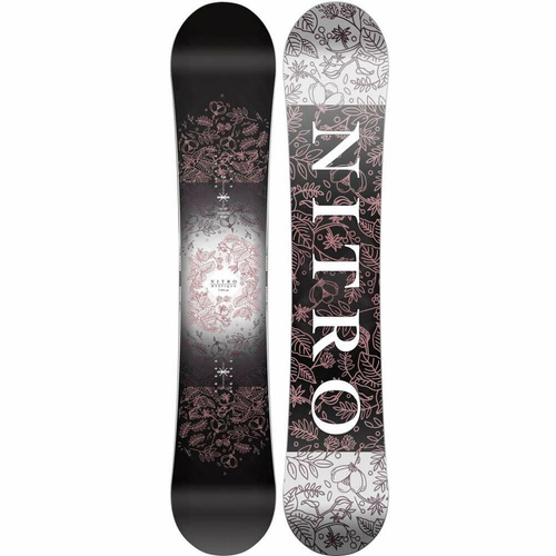 Women snowboard NITRO Mystique 2023 | PROGRESSION FRIENDLY HYBRID PERFORMANCE