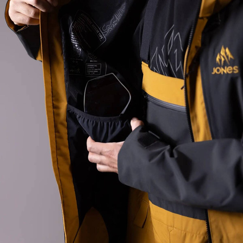 JONES Men's MTN Surf Recycled Shell Jacket 2025 | kurtka snowboard / splitboard | 20K/20K | 2L | deep purple