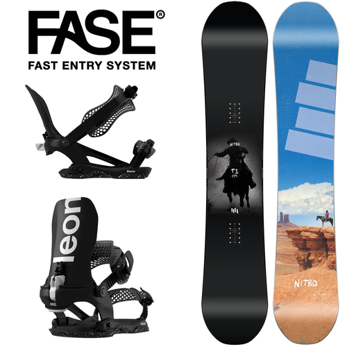 SET: NITRO T1 2025 + BATALEON Blaster AW FASE ® 2026 | snowboard + wiązania 