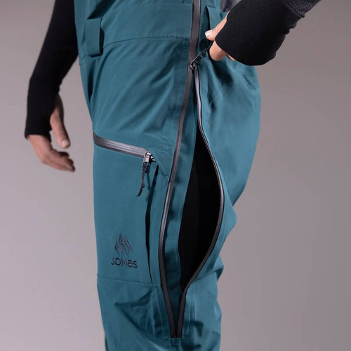 JONES Women's Shralpinist Stretch Recycled Bibs 2025 | snowboard / splitboard | 3L | 30K/30K | sierra brown