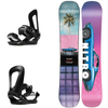 JUNIORSKI ZESTAW: NITRO Mini Thrills 2025 + BATALEON E-stroyer BLACK / white | juniorska deska snowboardowa + wiązania