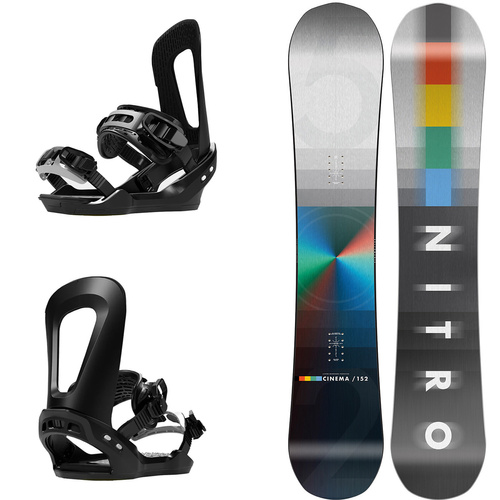 SET: NITRO Cinema GULLWING 2026 + BATALEON E-stroyer BLACK / white | snowboard + bindings