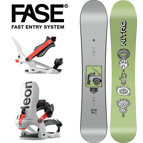 SET 2026: NITRO Alternator + BATALEON Blaster AW FASE ® | snowboard + bindings