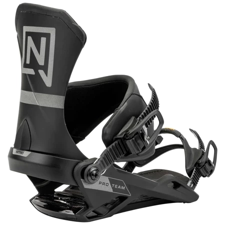 NITRO Team PRO 2025 | snowboard bindings | VIBRAM ® | ultra black | LEVEL UP LIKE THE PROS