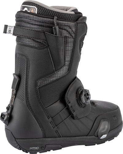 NITRO Profile Step On TLS 2026 | buty snowboardowe / termoformowalne | HEAT Moldable | BOA ® | The Ultimate Blend of Fit & Convenience | black