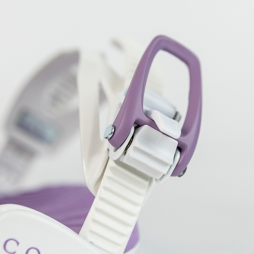 NITRO Cosmic 2025 | women's snowboard bindings | Progression Friendly Comfort | WHITE BRUSH