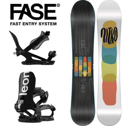 SET 2026: NITRO Phase + BATALEON Blaster AW FASE ® | snowboard + wiązania