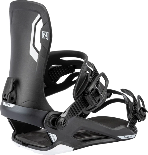 NITRO Talent 2026 ULTRA BLACK | snowboard bindings | VIBRAM ® | The Interface for Everyone