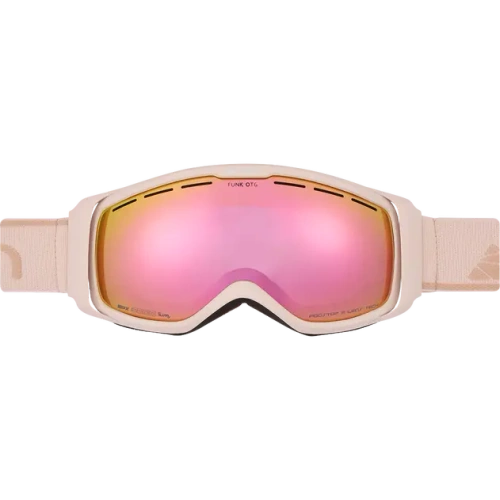 CAIRN Funk OTG SPX3 | juniorskie / dziecięce gogle narty / snowboard | All Weather | Lens Cat.3 | mat powder pink