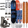 SET: splitboard & skins / CAPITA Neo Slasher & UNION Climbing Skins by MONTANA + NITRO Vertical 2023 x SPARK R&D bindings & pucks | 151cm