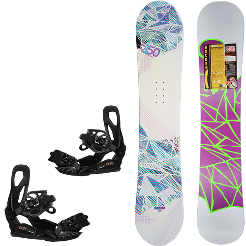 WOMEN'S SET: 5150 Cypress ROCKER 140cm + RAGE / SP RX540 r. S/M | snowboard + bindings