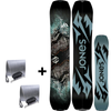 JONES Mountain Twin 3D Split & POMOCA Pre-Cut Nomad + NITRO Vertical ST & pucks x SPARK R&D | splitboard & skins + bindings & pucks
