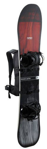 NITRO Rover 14 2025 | plecak snowboard / splitboard / rower | 760g! z usztywniaczem i mocowaniem na kask | kompatybilny z bukłakiem i protektorem KOROYD | phantom
