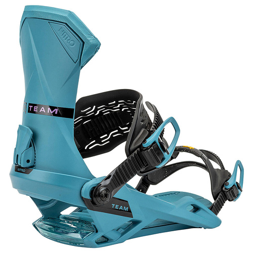 NITRO Team 2025 | snowboard bindings | VIBRAM ® | turquoise | THE AWARD-WINNING ALL-MOUNTAIN INTERFACE