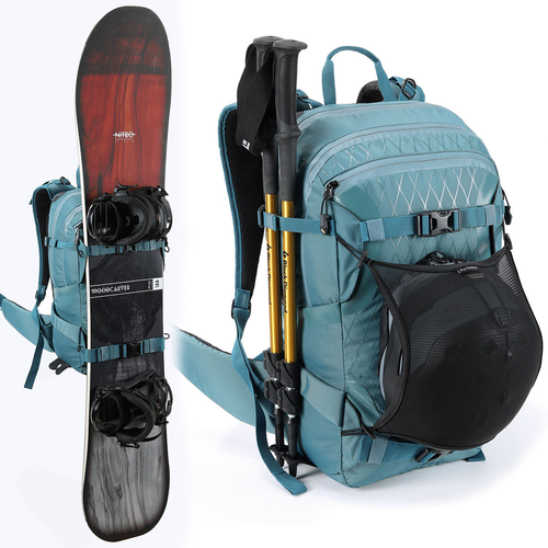 NITRO Slash 25 PRO 2025 | snowboard / splitboard backpack | arctic