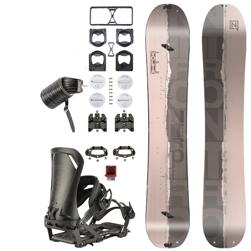 DAMSKI ZESTAW NITRO 2025: Volta 152cm & Peak by KOHLA + Vertical ST r. M & pucks x SPARK R&D | splitboard & foki + wiązania & pucki