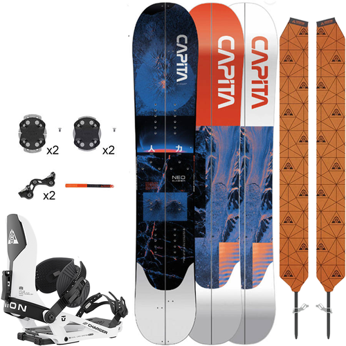 SET CAPITA + UNION: splitboard & skin / CAPITA Neo Slasher & UNION Climbing Skins by MONTANA + UNION Charger bindings | 151cm