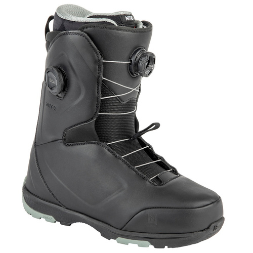 NITRO Club BOA Dual 2025 | snowboard boots | 2 x BOA | black | Redesigned For Comfort and Ease!