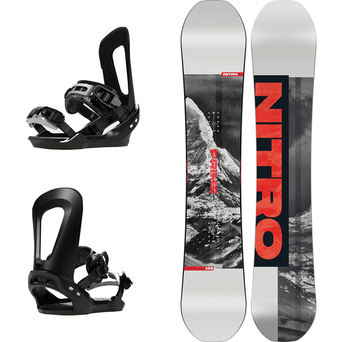  NITRO Prime RAW 2026 + BATALEON E-stroyer BLACK / white | snowboard + wiązania