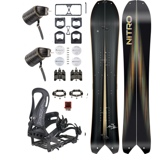 DAMSKI ZESTAW NITRO 2026: Squash Split Wmn 148cm & Vertical by KOHLA + Arc ST r. XS/S x SPARK | splitboard & foki + wiązania & pucki