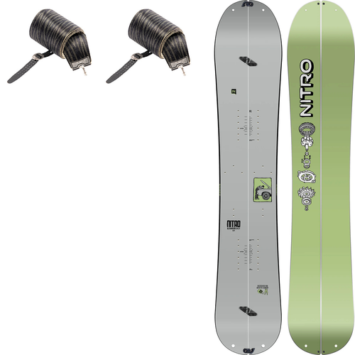 ZESTAW NITRO 2026: Alternator Split & Peak + Vertical ST & pucks x SPARK R&D | splitboard & foki + wiązania & pucki