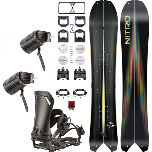 ZESTAW NITRO 2026: Squash Split & Vertical by KOHLA + Vertical ST x SPARK | splitboard & foki + wiązania & pucki