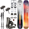 SET NITRO: Team Split & Peak by KOHLA + Vertical ST x SPARK R&D + Telescopic CARBON | splitboard & skins + bindings & pucks + poles | 159cm